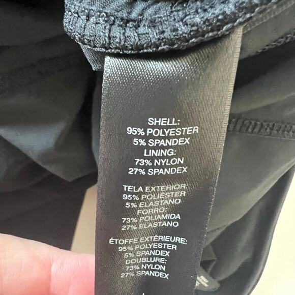 White House Black Market Instantly Slimming Sheath Black Dress Size 8 - Picture 4 of 13